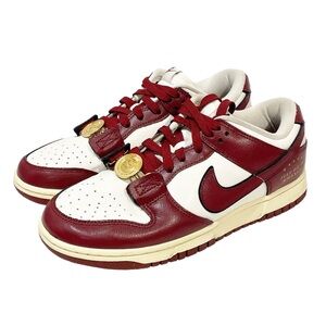 Nike Women's Size 7.5 Dunk‎ Low SE "Just Do It" Sail/Team Red Low Top Sneaker
